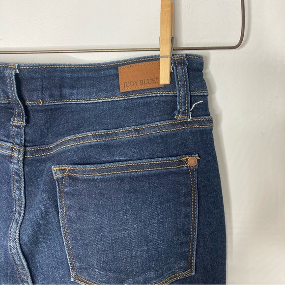Judy Blue 9/29 Skinny Fit Dark Wash Hi-Rise Stretch Jeans - Picture 5 of 8